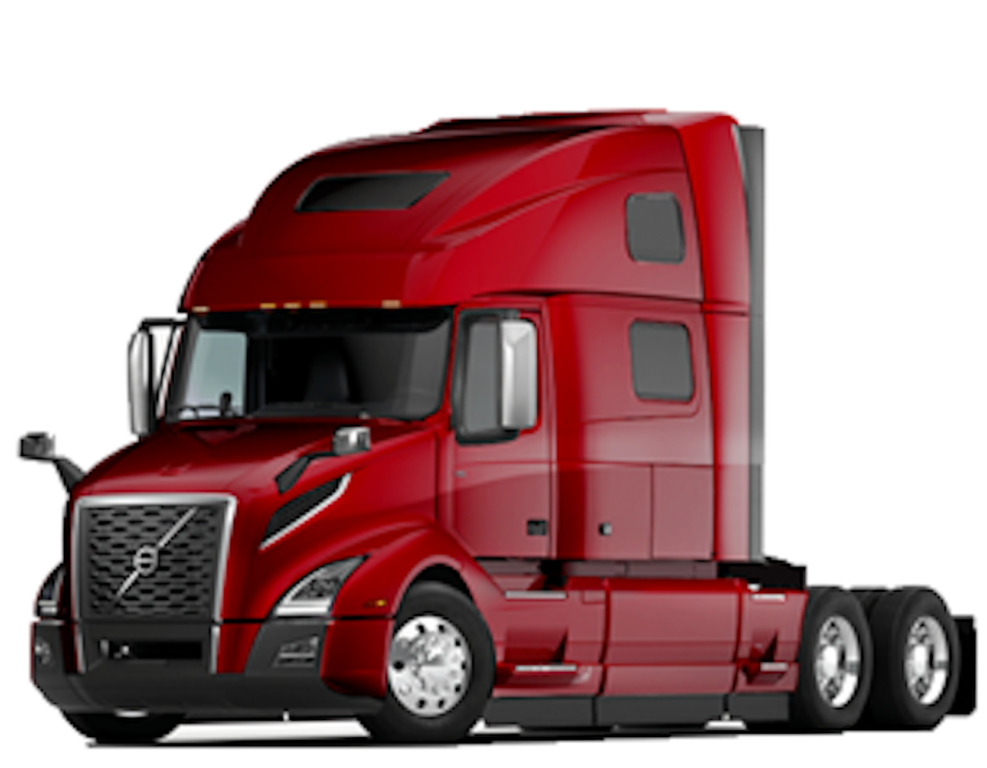 Dennis Bramblett will take home a 2022 Volvo VNL64T in a garnet metallic shade after winning Landstar's annual truck giveaway.
