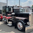 Kiegan Nelson drives this 2020 Peterbilt 389 for Rollin' Transport, out of Richfield, Wisconsin. The truck won Best of Show at the 39th annual Shell Rotella SuperRigs in Hampshire, Illinois.