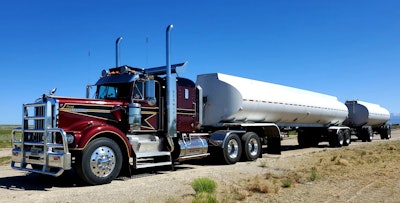 Martin Herman is competing in the Antique and Working Bobtail, 2008 & Older categories with his 1970 Kenworth W900A.