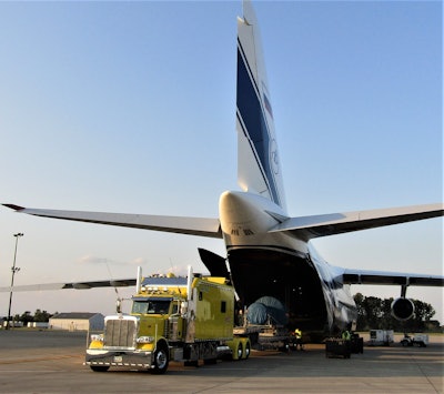 Chris and Ruth Smith's 2018 Peterbilt 389 purpose-built for airline-industry support