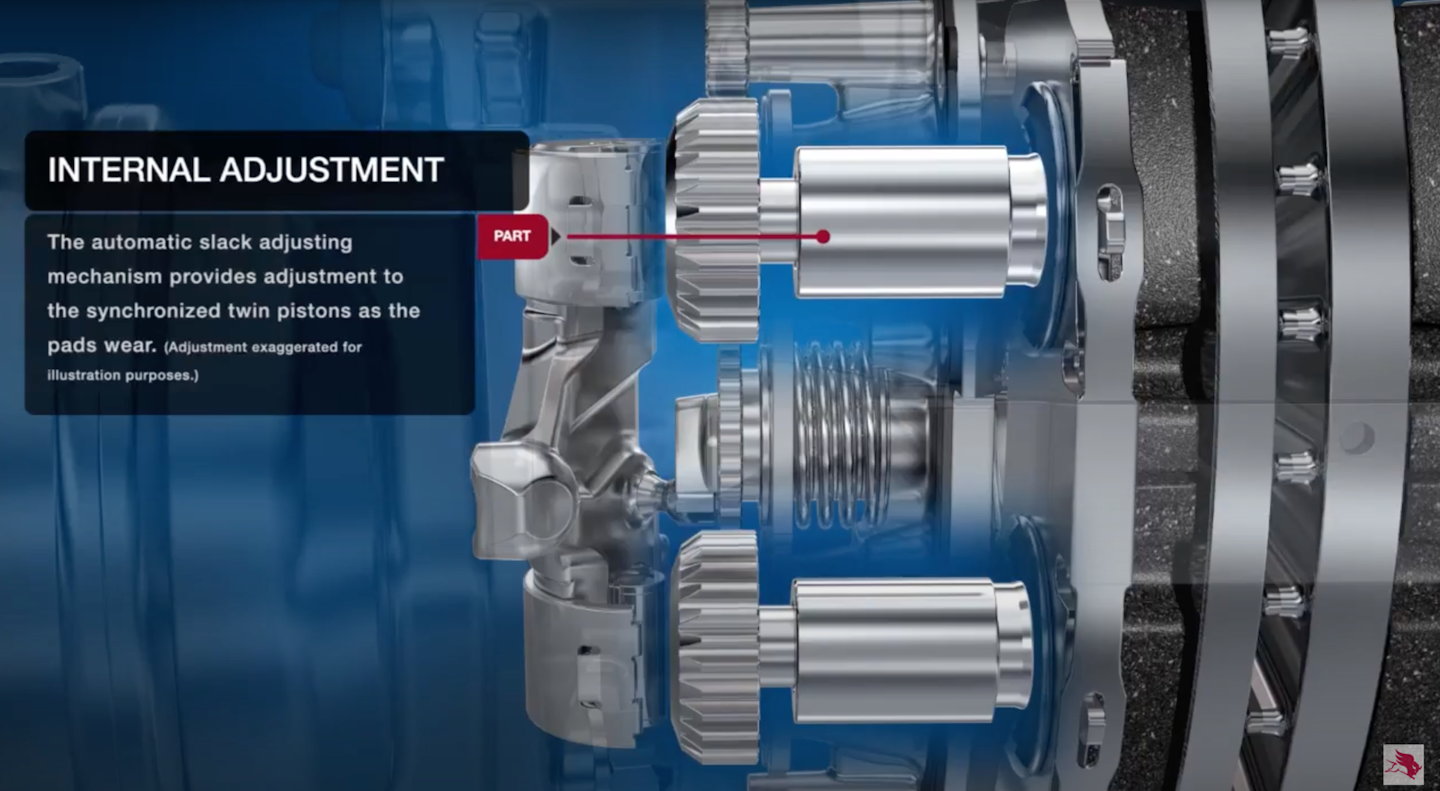 Slack adjusters are not visible on air disc brakes which can reduce the odds for brake-related out-of-service violations.