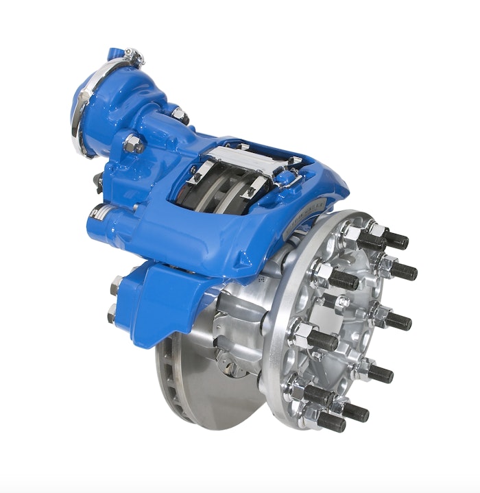 Air disc brakes, like this Bendix ADB22X, can help lure drivers looking for safer and more comfortable rigs.