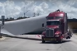 truck wind turbine crash luling texas