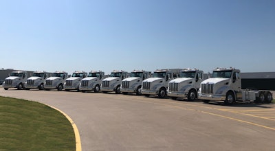 Shippers Transport Express will use the 10 Peterbilt 579EVs in its operations at the Port of Oakland.