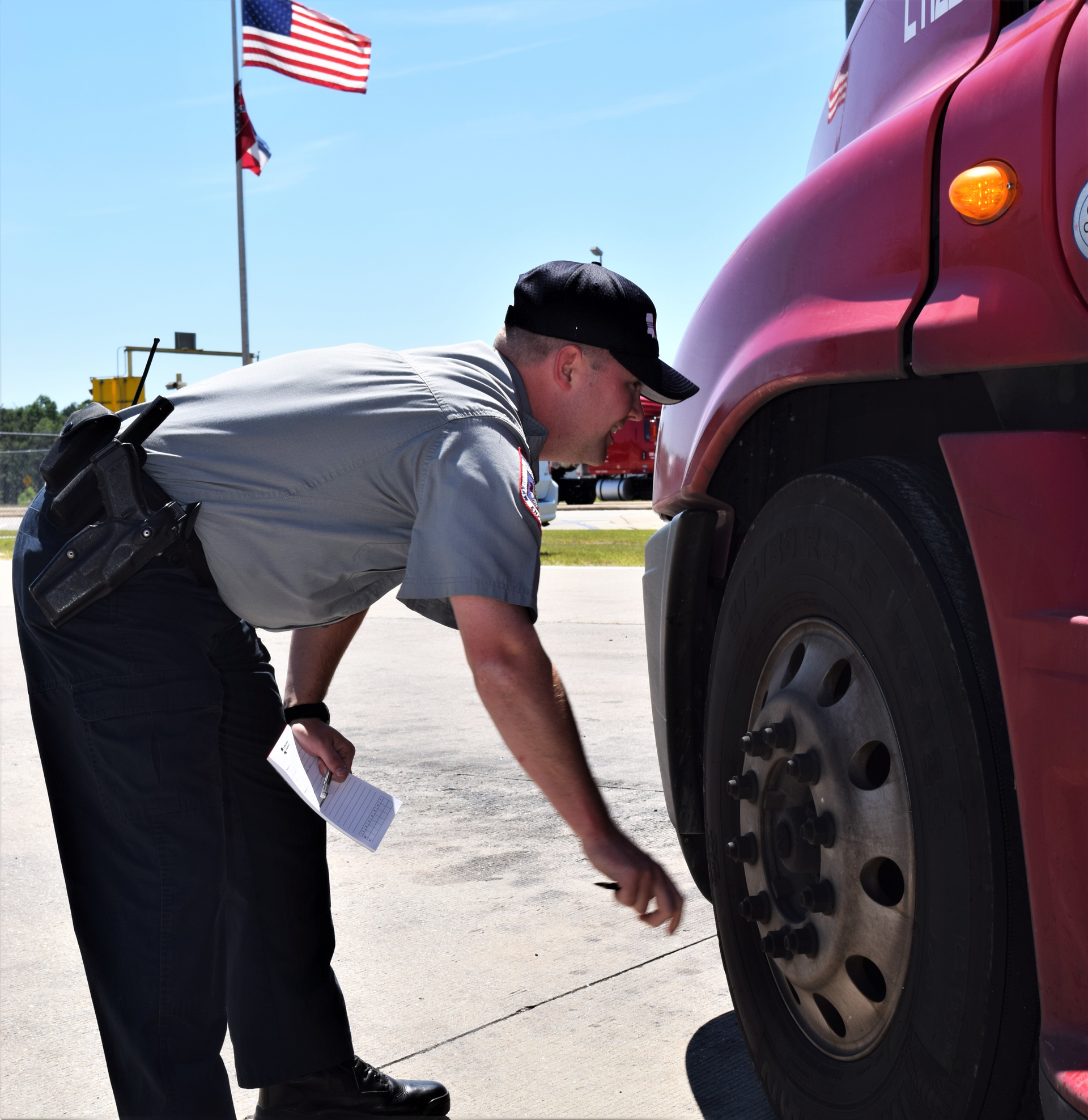 Brake Inspection Steer Tire
