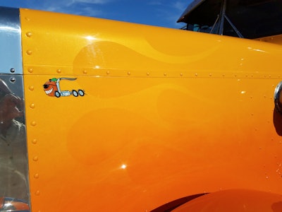 ghost flames on peterbilt