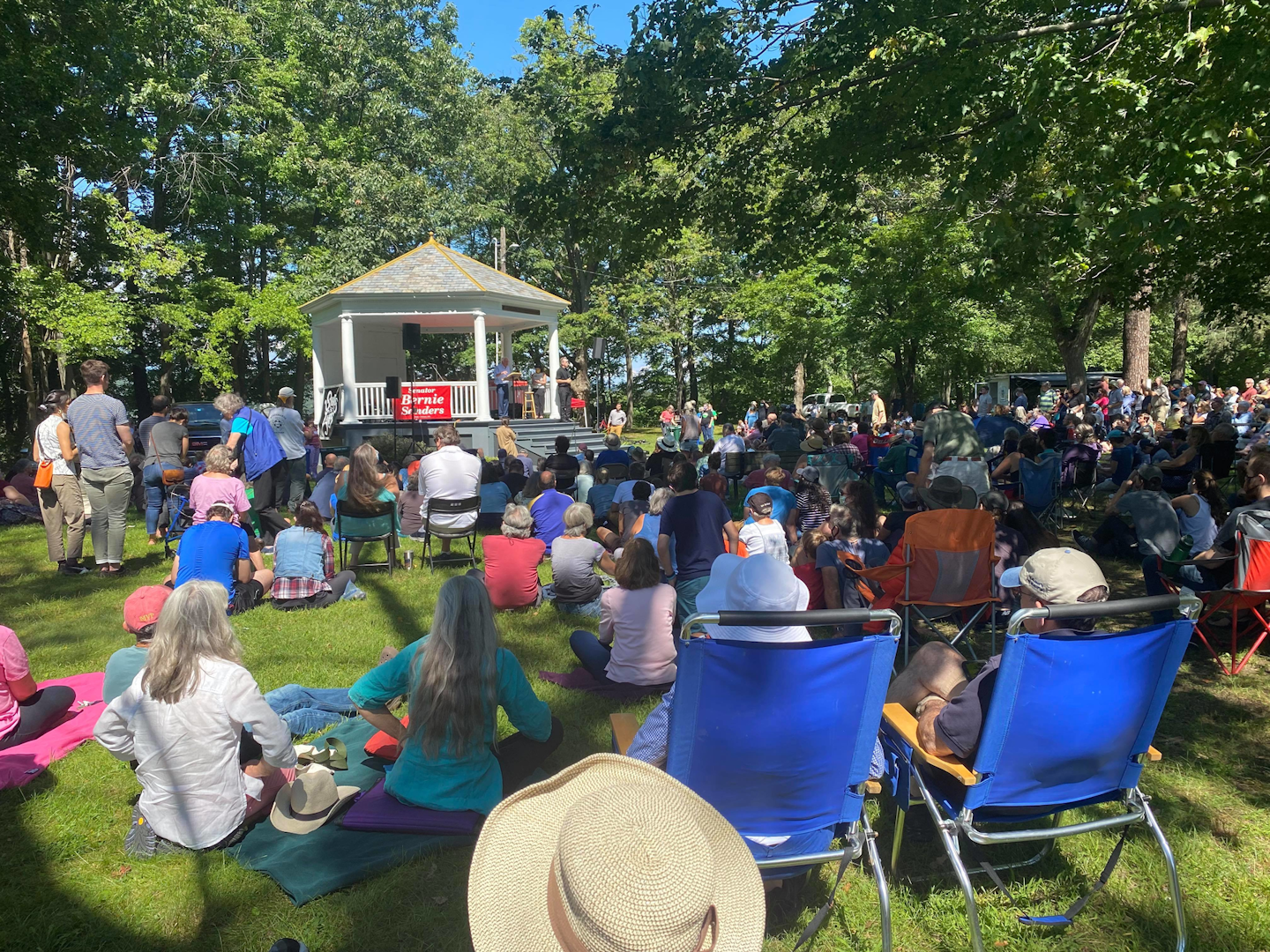 Labor Day town hall event in Vermont