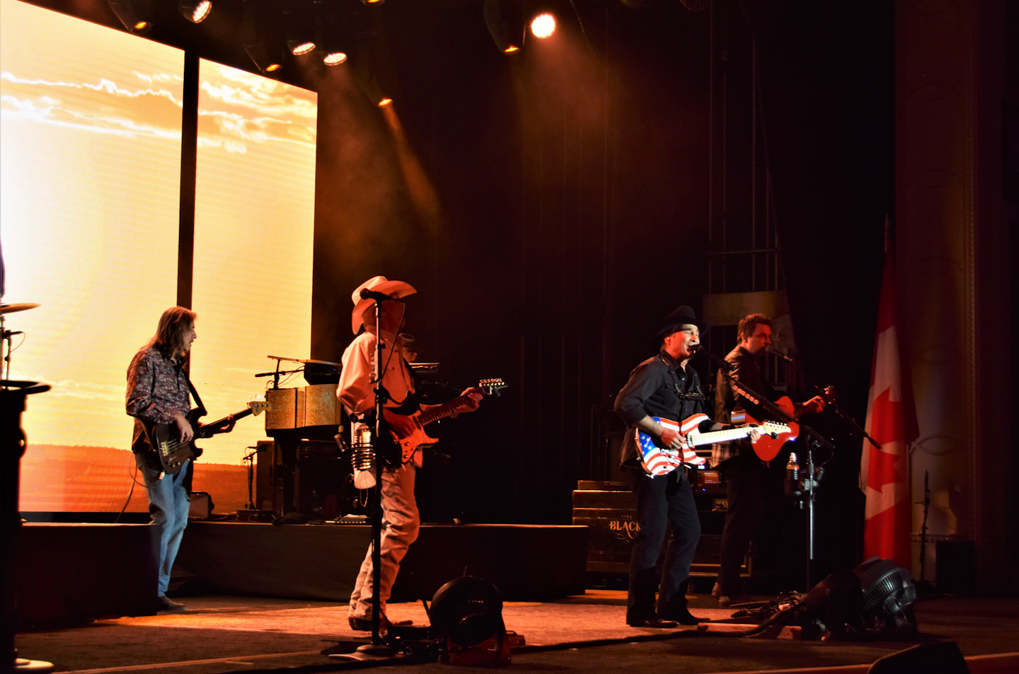 clint black and band on stage