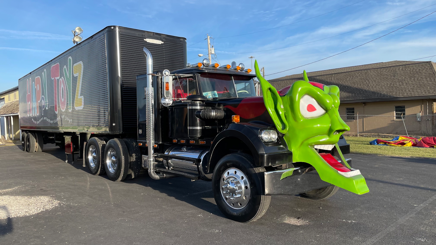A replica of the truck used in the Maximum Overdrive film