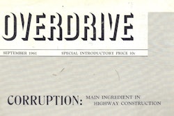 overdrive september 1961 issue cover