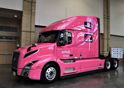 Primelink Express Volvo breast cancer awareness