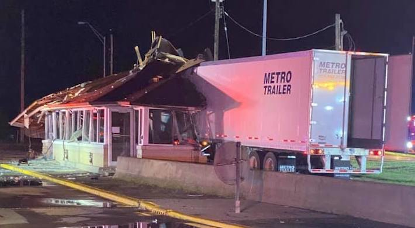 A 2021 Freightliner pulling a box trailer and being driven by James G. Bristol, of Jefferson City, Tennessee, crashed into a scalehouse on I-74 in Indiana. Bristol was pronounced dead at the scene. The building at the weigh station was unoccupied at the time of the crash.