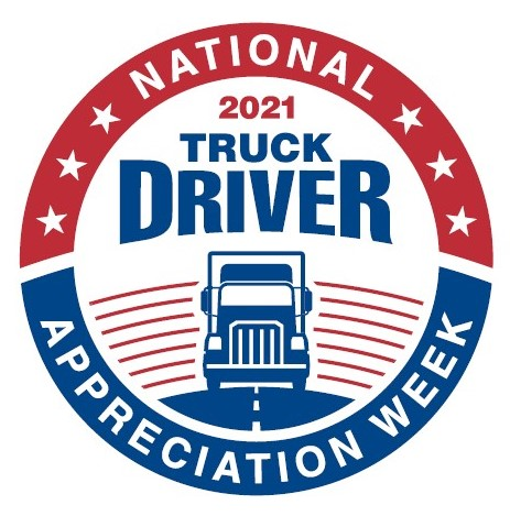 national truck driver appreciation week 2021 logo