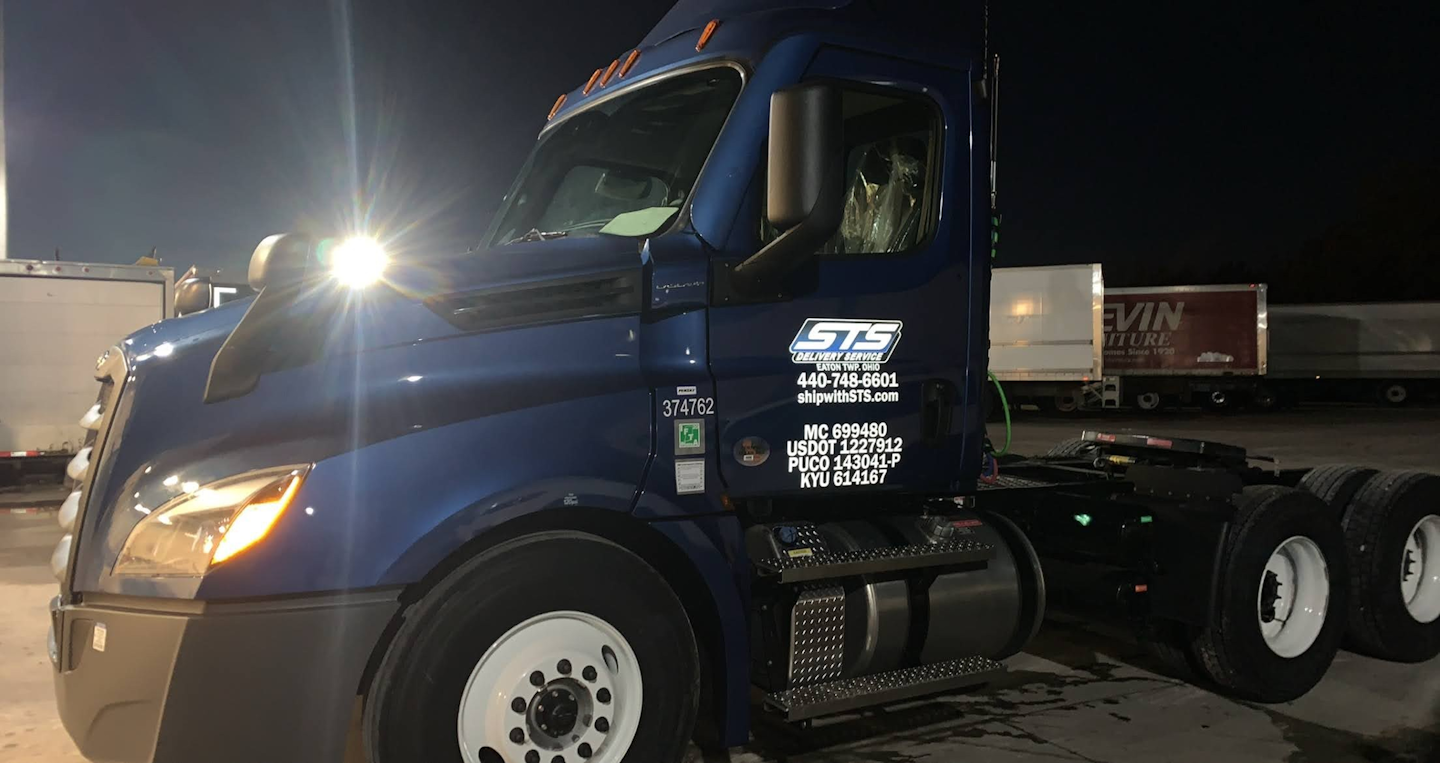 One among the daycabs in the STS fleet.