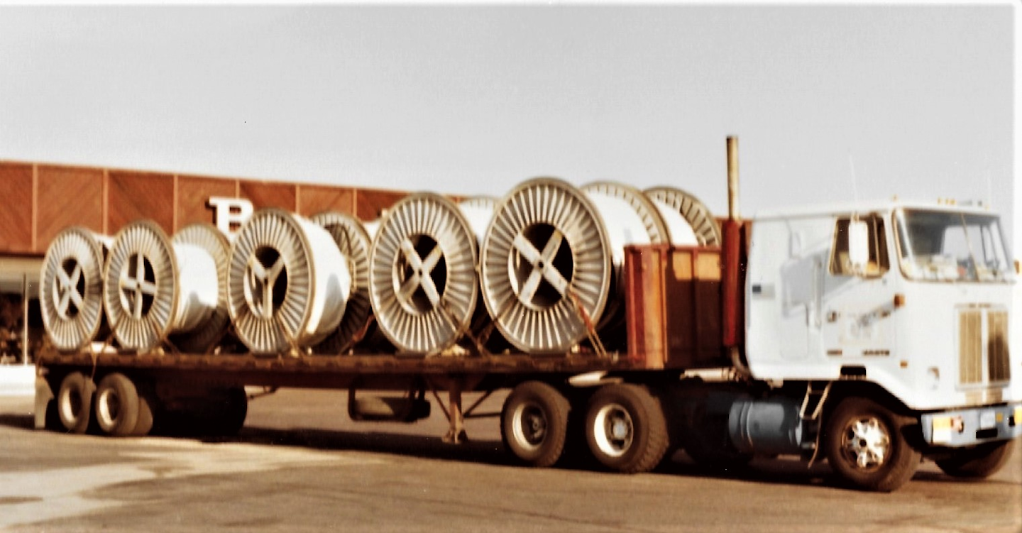 Another view of the Road Commander, just pre-unload in Texas in 1980, Hewitt said.