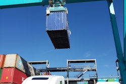 Chassis Under George Berry Container Crane