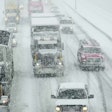 traffic in snowy weather