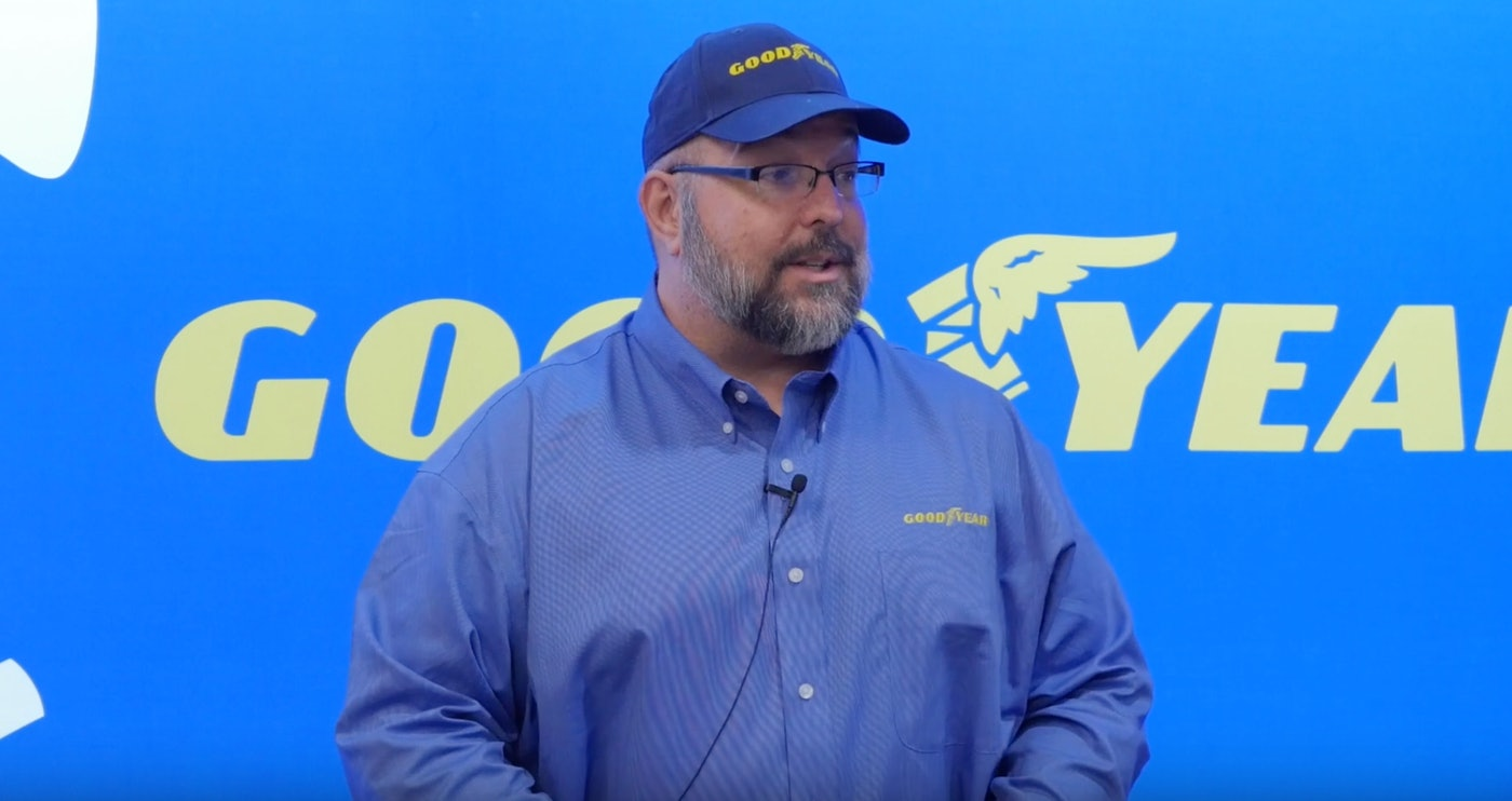 Navy veteran and company driver Paul Mathias was the most recent Goodyear Highway Hero, named in 2019.