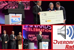scenes from the 2021 TCA conference and overdrive radio's logo