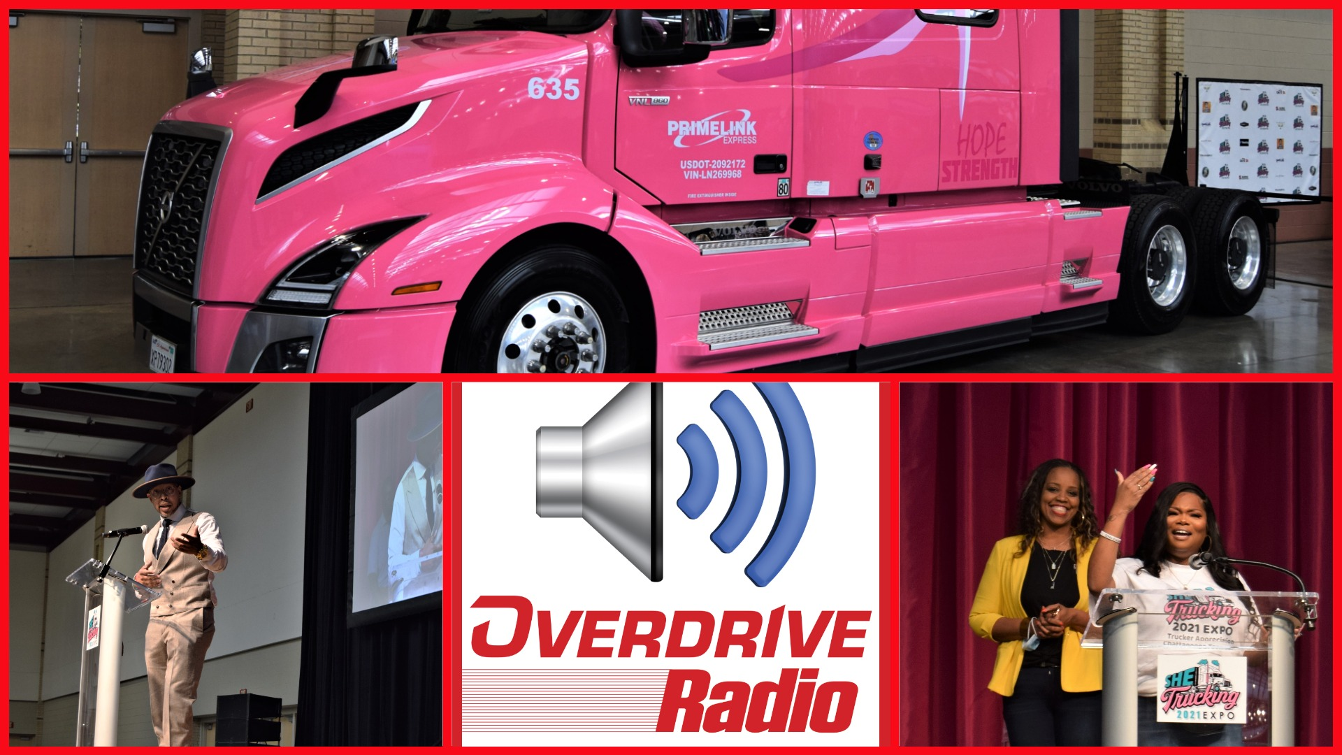 overdrive radio collage