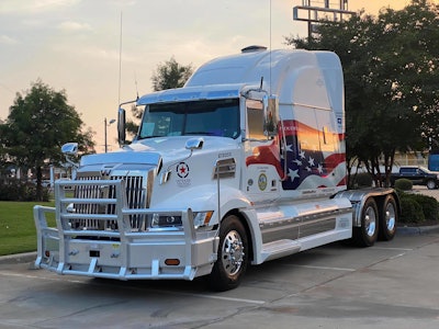 Another among MSR Transport Services' Western Star 5700XE models