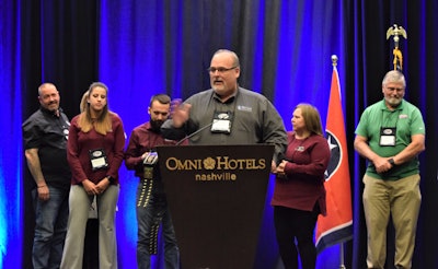 Jason Cowan addresses the NASTC crowd