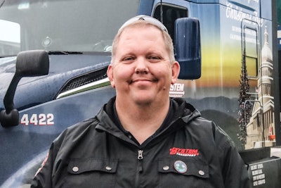 System Transport truck driver Jeremy Bellinger