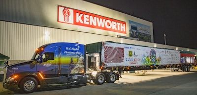 U.S. Capitol Christmas Tree at Kenworth plant