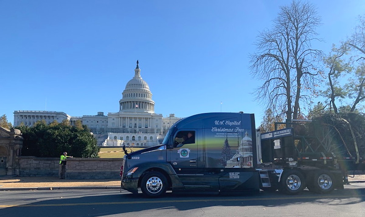 2022 Capitol Christmas Tree Truck Truckers Ensure U.s. Capitol Christmas Tree's Delivery To D.c. | Overdrive