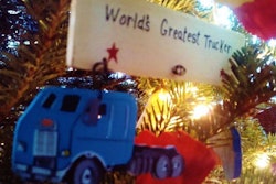 World's Greatest Trucker Christmas ornament