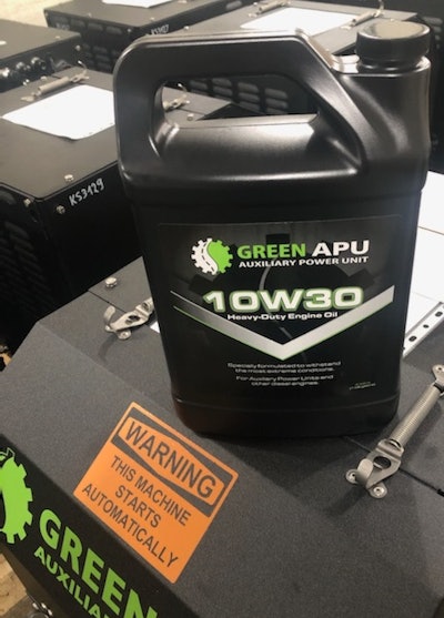 The product meets the latest requirements of U.S. Tier 4 and European EURO VI emissions standards for diesel engines equipped with diesel particulate filters (DPF). In addition, Green APU oil exceeds the performance standards for virtually all global diesel engine manufacturers, the company said.