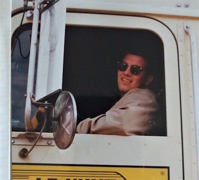 guy archer in J.B. Hunt truck
