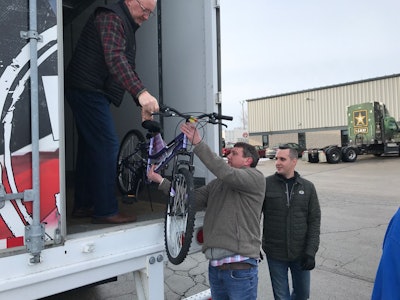 CTS delivering bicycles