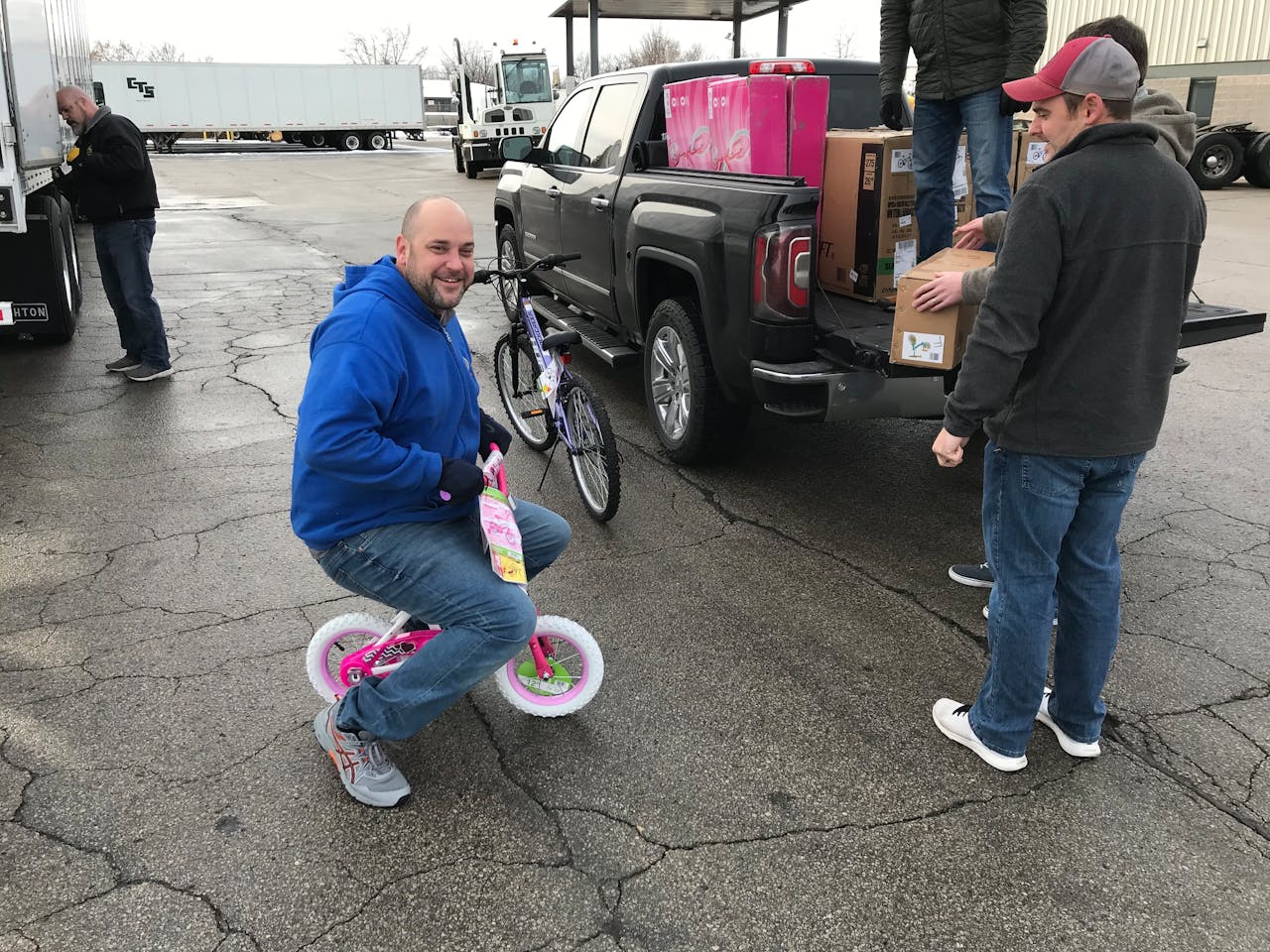CTS delivers bikes to Foundations Foster Care