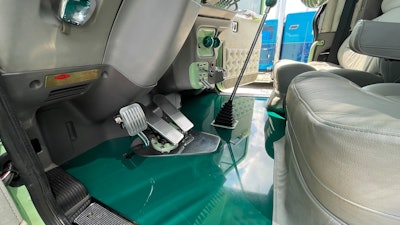 Floor of Equipment Express' 2007 Peterbilt 379