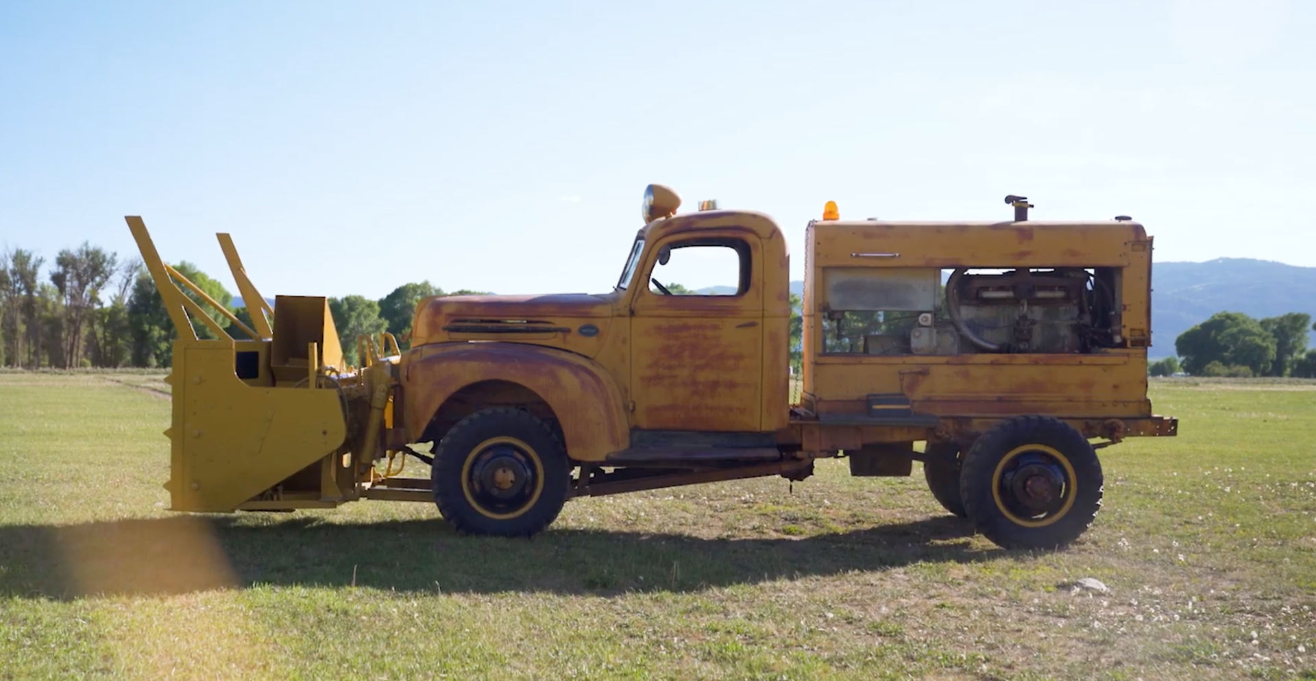 Legacy Classic Trucks founder Winslow Bent pulled this 1942 Ford Marmon-Herrington SnoGo out of his collection in time for the holidays.