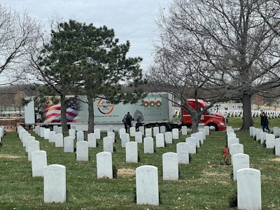 J&M Tank Lines truck at Arlington National Cemetery