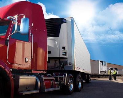 Carrier Transicold’s eSolutions platform and web-based interface provide continuous visibility of cold-chain assets via a centralized data stream that shows trailer temperatures, location and movement. The platform can also enable remote control of refrigeration units along with other features to optimize refrigeration equipment usage, improve efficiency and help manage service and maintenance.