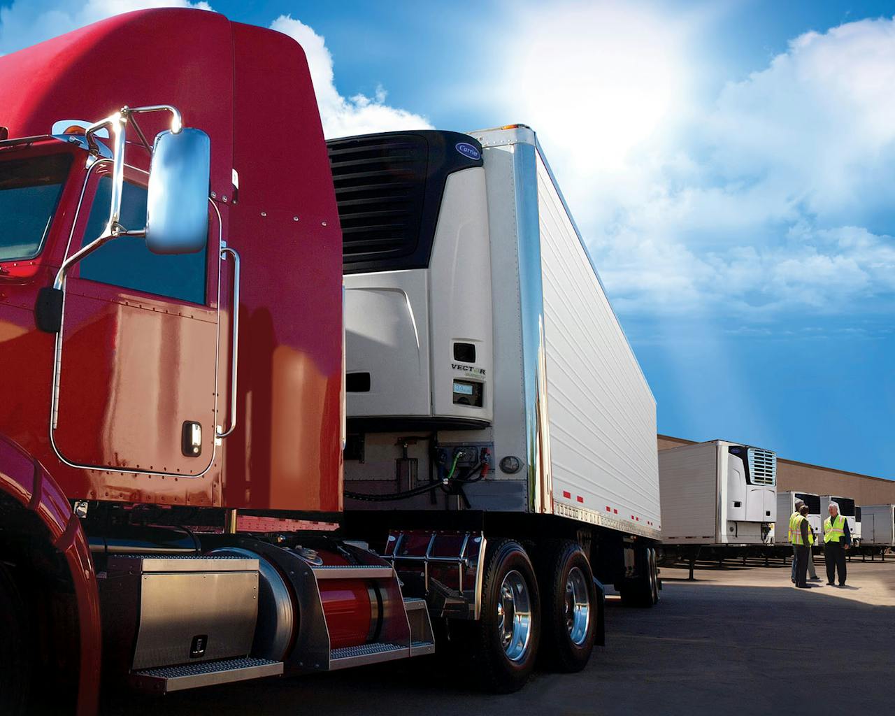 Carrier Transicold’s eSolutions platform and web-based interface provide continuous visibility of cold-chain assets via a centralized data stream that shows trailer temperatures, location and movement. The platform can also enable remote control of refrigeration units along with other features to optimize refrigeration equipment usage, improve efficiency and help manage service and maintenance.