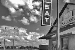 Corn Belt Cafe Eat sign