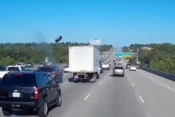 tire flying off car from accident