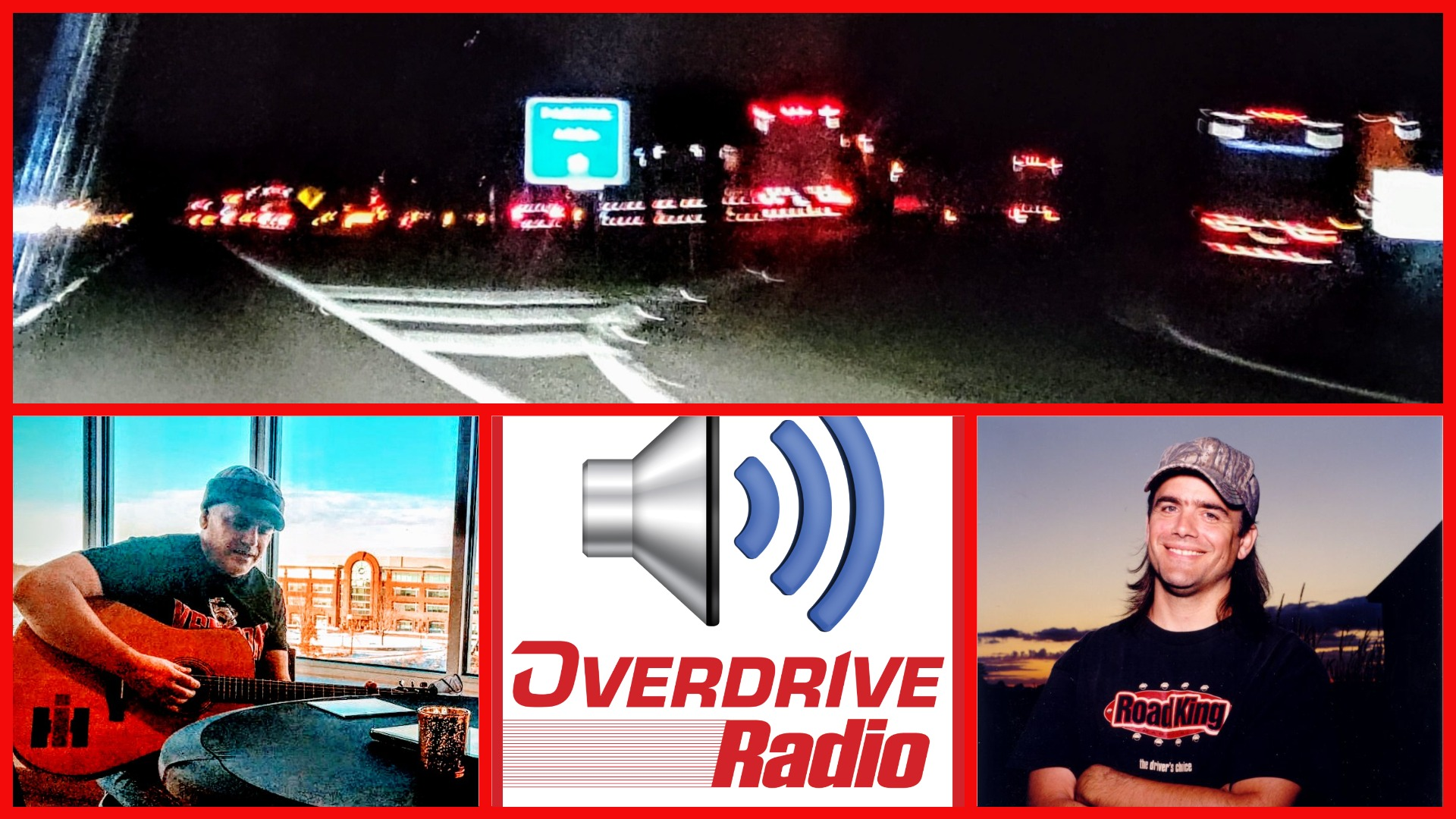 overdrive radio collage