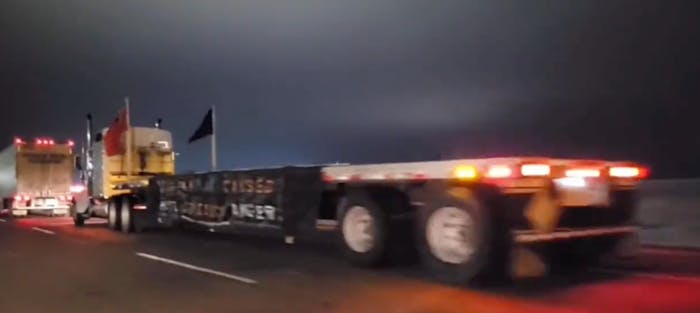 Screengrab from video at U.S.-Canada border.