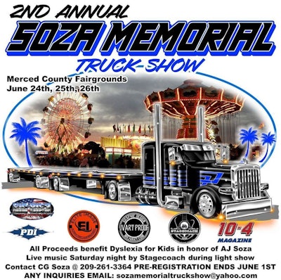 2nd annual soza memorial truck show