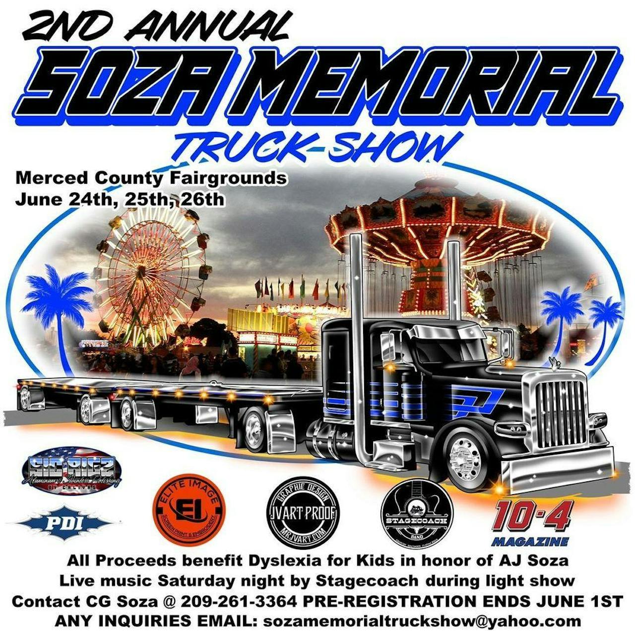 Read more about C.G. Soza's inspiration to put on the show, in memory of his son, A.J., who passed in a car accident on his way out of town for tutoring to combat dyslexia, via this link.