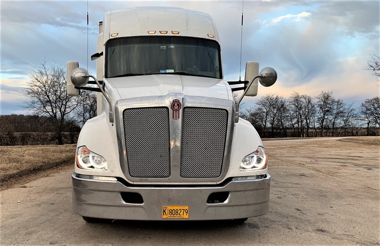 Davis purchased the Kenworth used with about 400,000 miles on the odometer. It's now sitting at around 800,000 miles, with no major issues as yet to speak of, he said.
