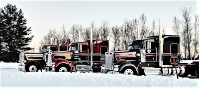 Eric Starr's three-truck fleet