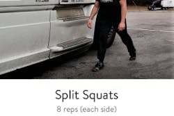 Truck Fit Split Squats