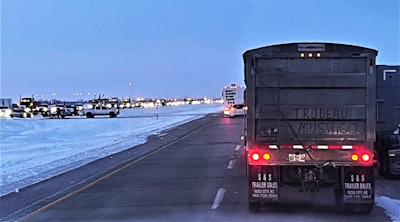 canadian border protest