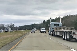 truck and cars on highway
